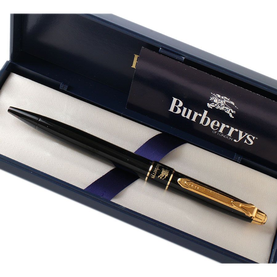 M28286 美品 Burberrys バーバリー ボールペン ホースロゴ入り