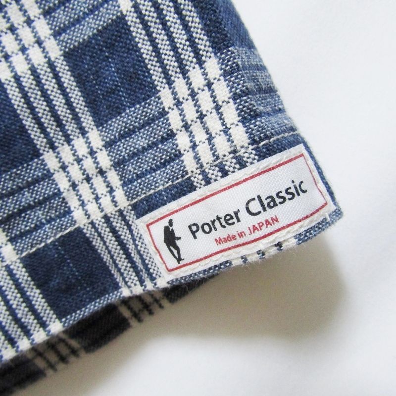 porter classic ポータークラシック　パラカ　半袖　インディゴシャツ Porter Classic ポータークラシック パラカ 半袖シャツ PALAKA
