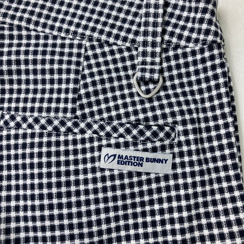 新品　マスターバニー　岩井姉妹　夏　汗　速乾　ゴルフ　チェック柄　ストレチパンツ 新品 マスターバニー 岩井姉妹 夏 汗 速乾 ゴルフ チェック柄