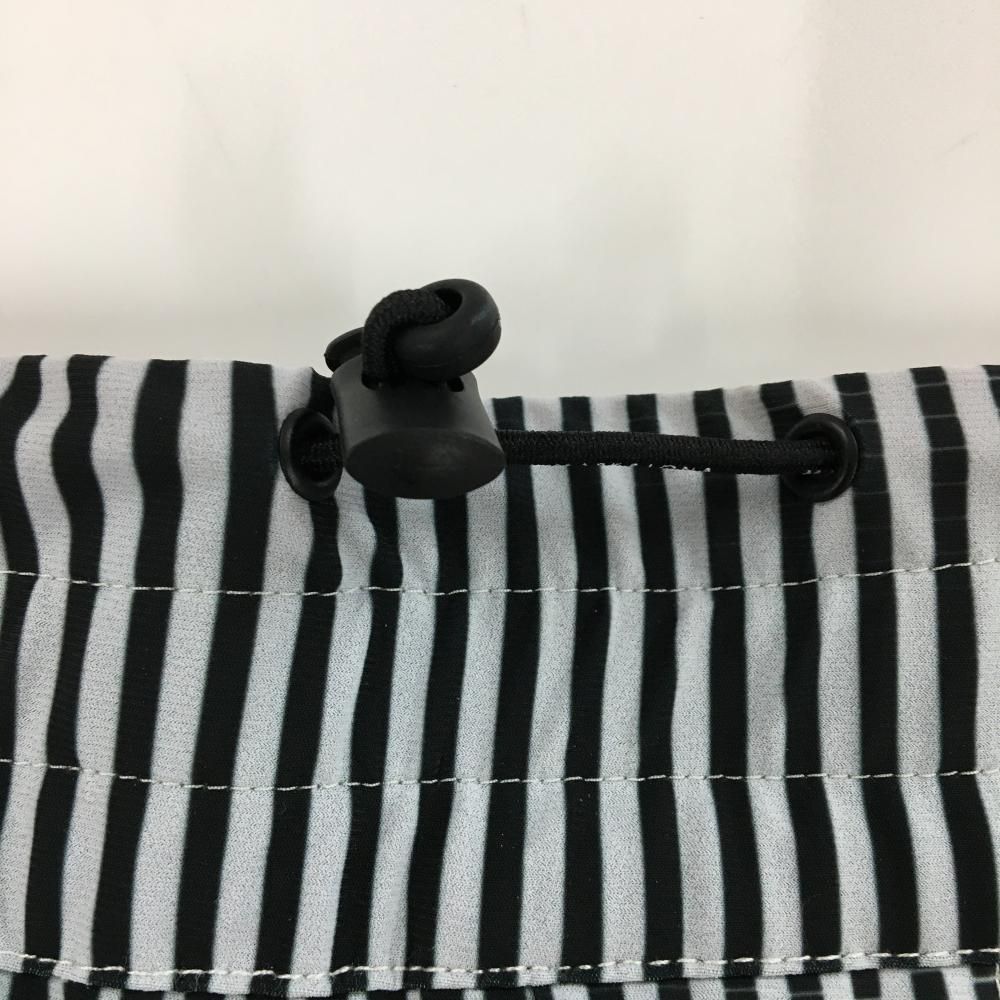 超美品】マークアンドロナ パンツ 白×黒 総柄 ウエストドロー