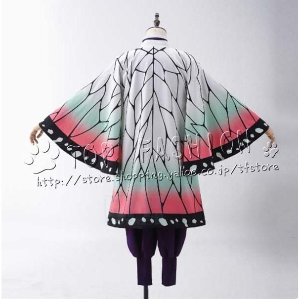 新発売 鬼滅の刃 風 胡蝶カナエ 刺繍制服 コスプレ衣装 ウィッグ