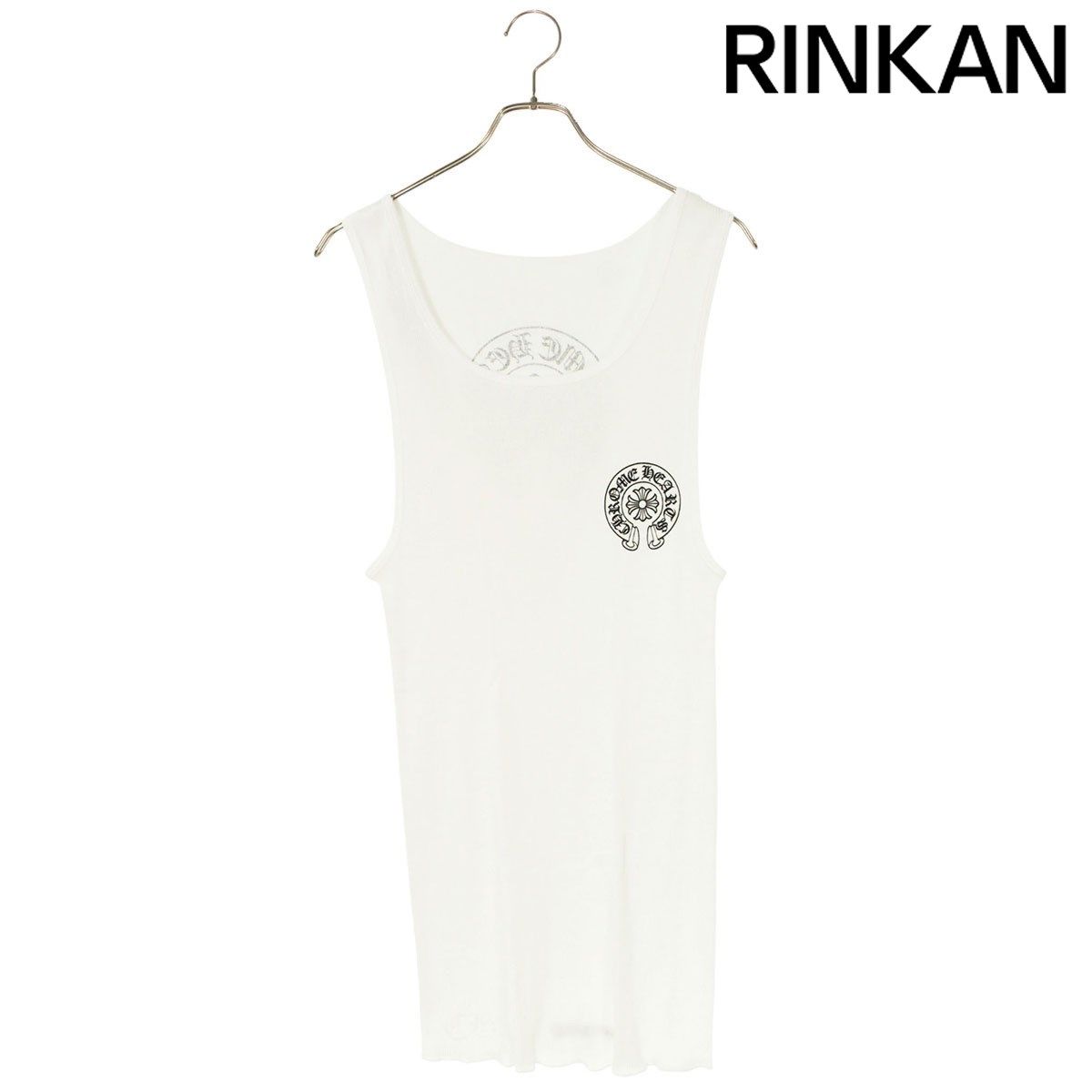 クロムハーツ RIB TANK バックホースシュープリントリブタンクトップ メンズ XL