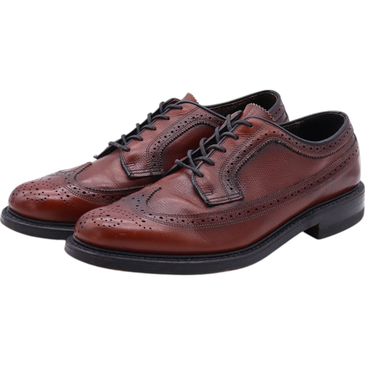 古着 70年代 フローシャイム Florsheim ウイングチップシューズ 10D メンズ28.0cm相当 ヴィンテージ|saa011749