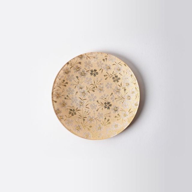 種類2：22cm 【皿】丸皿 金花 | 西陣織 | 江村商店 【公式通販】