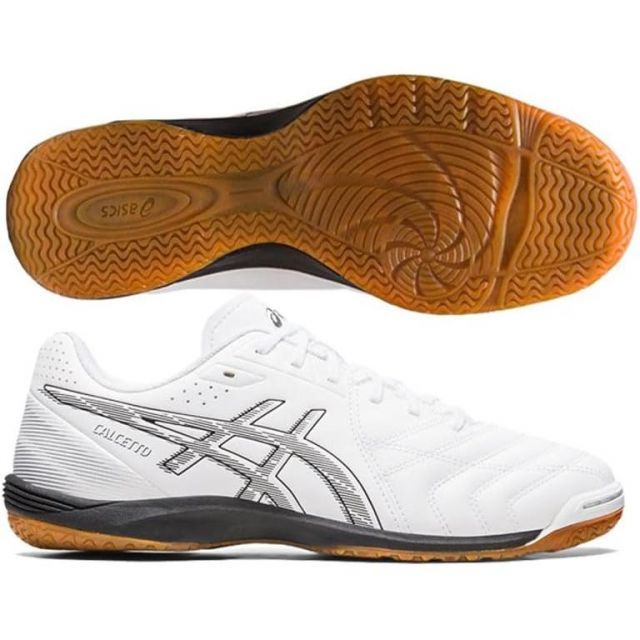 アシックス(ASICS) フットサルシューズ CALCETTO WD 9 TF 1113A038 ホワイト/Eブルー 26cm asics⁄アシックス フットサル シューズ [1113a038-102 CALCETTOWD9TF