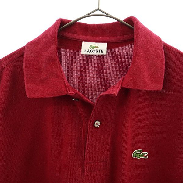 Lacoste ポロシャツ ポロシャツ 赤 メンズ ラコステ LACOSTE LACOSTE