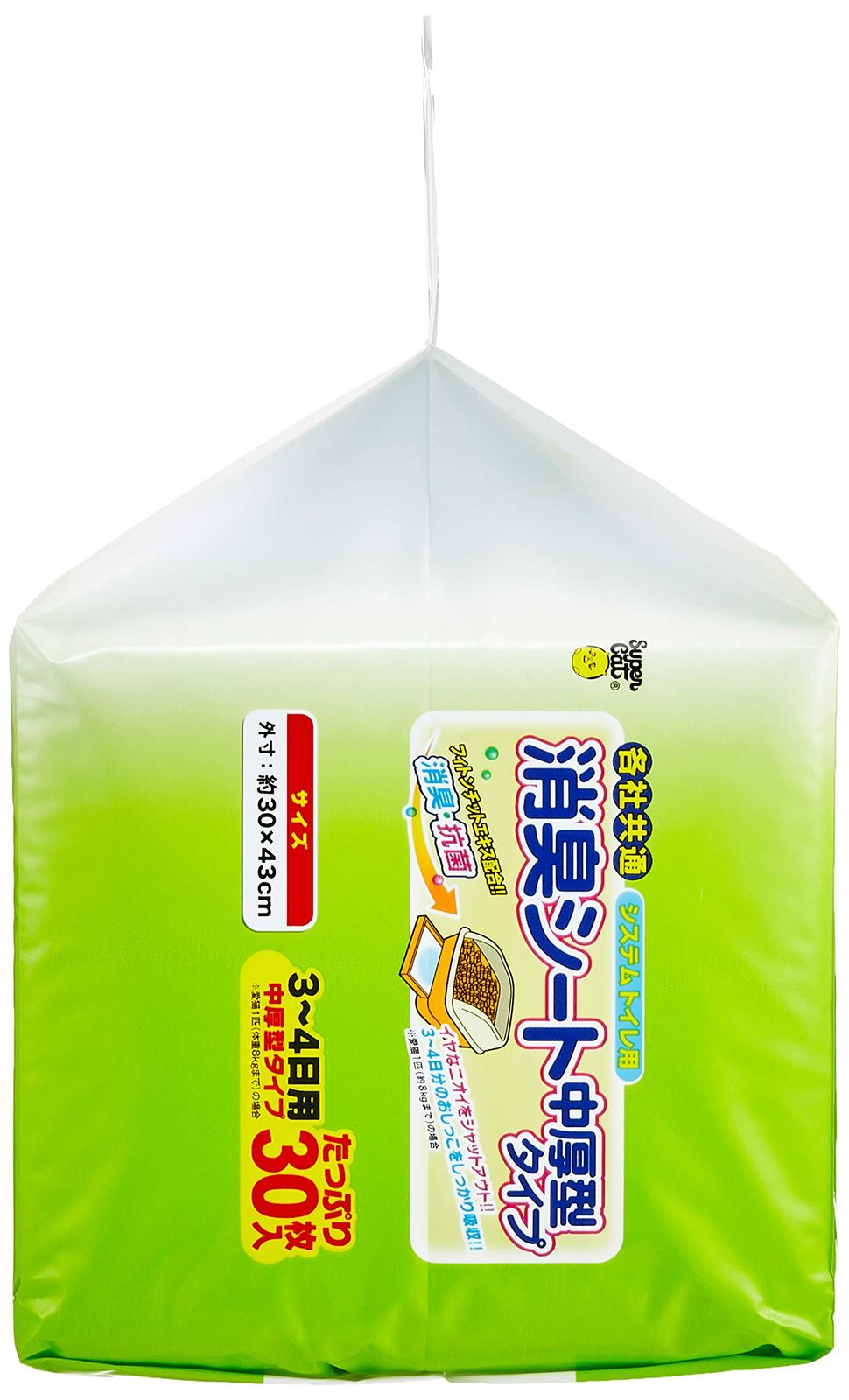  スーパーキャット Super Cat システムトイレ用 消臭シート 中厚型タイプ 入× その他 猫用品