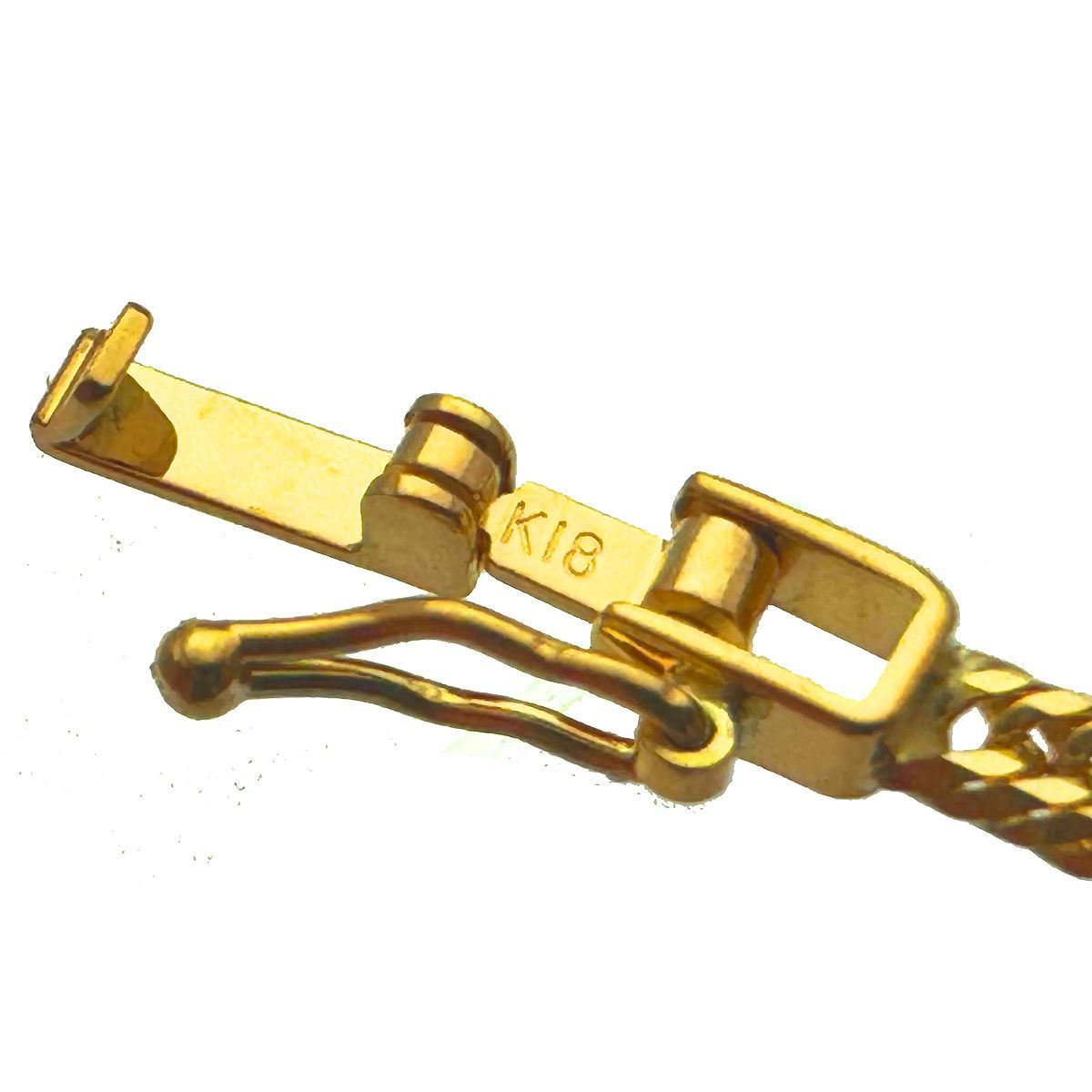 喜平 ネックレス 18金 トリプル 12面 45cm 11g 幅3.0mm 造幣局検定