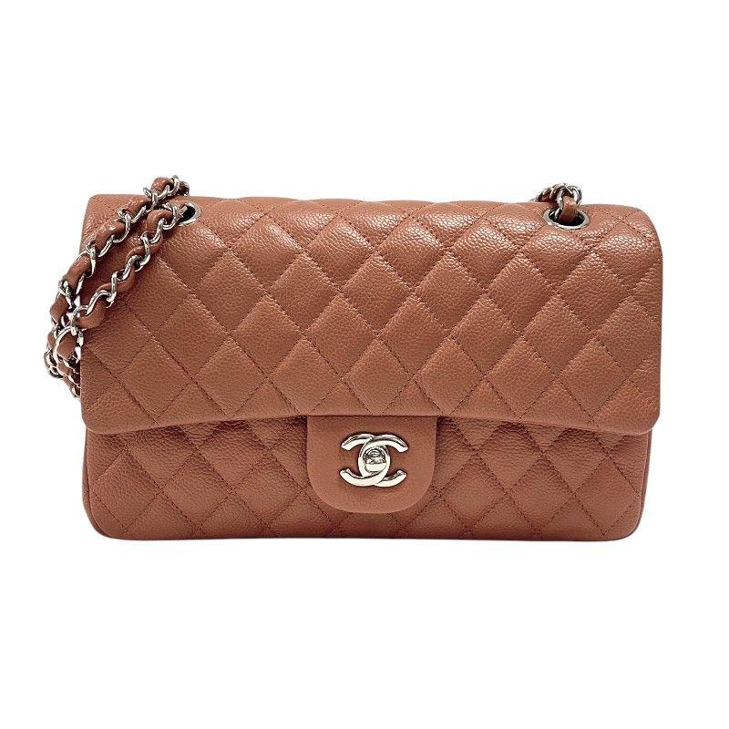 シャネル CHANEL マトラッセ25 A01112 ブラウン シルバー金具