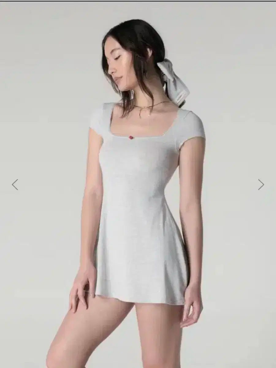 GLOWNY グロウニー ロッジ ドレス ROSY SCOOP MINI DRESS