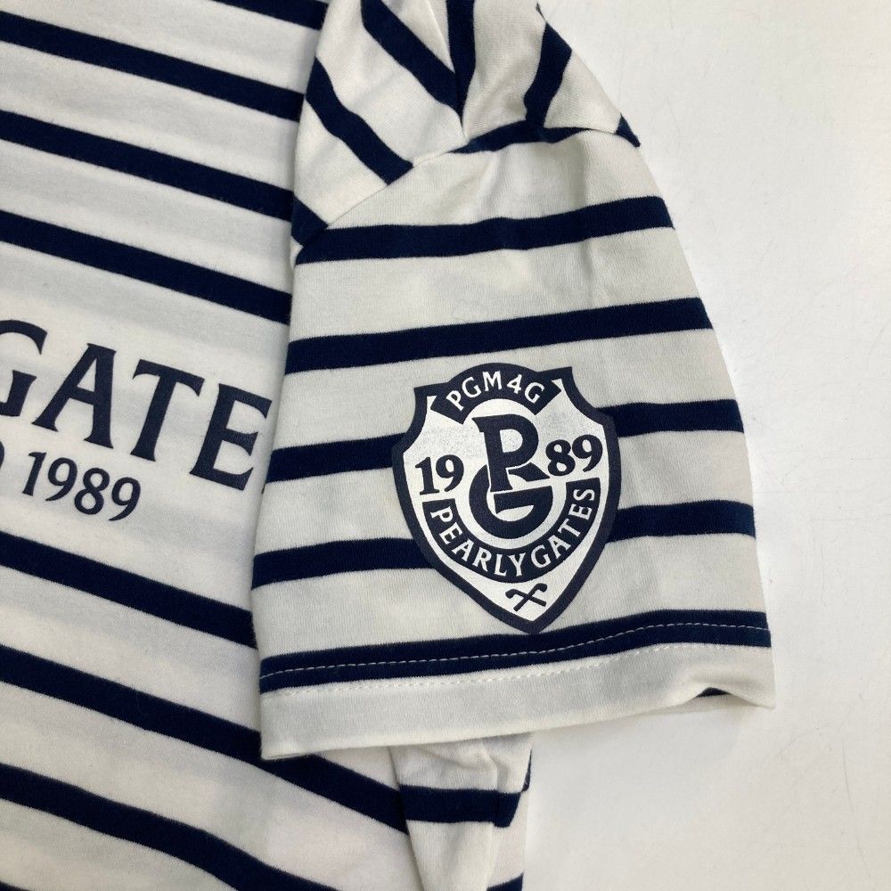 サイズ：1 PEARLY GATES パーリーゲイツ モックネック 半袖 T