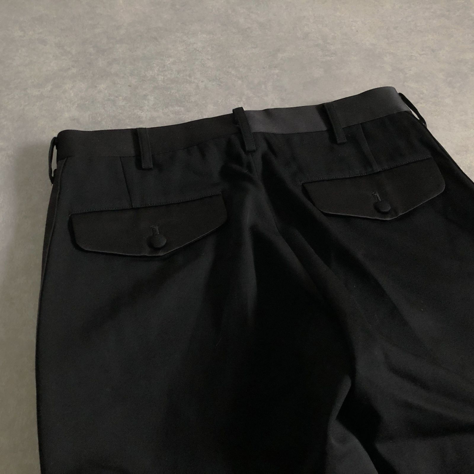 ジュンヤワタナベ　パンツ　側章　XS黒 JUNYA WATANABE MAN COMME des GARCONS 側章ライン スラックス