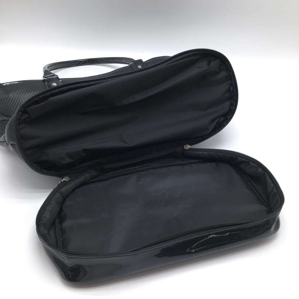 キャロウェイ 2層式トートバッグ 黒 ショルダーストラップ付