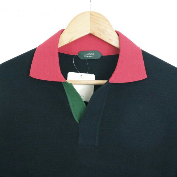 60%OFF 新品 ザノーネ ZANONE ニット 44 MKN1129 Sサイズ ダーク 