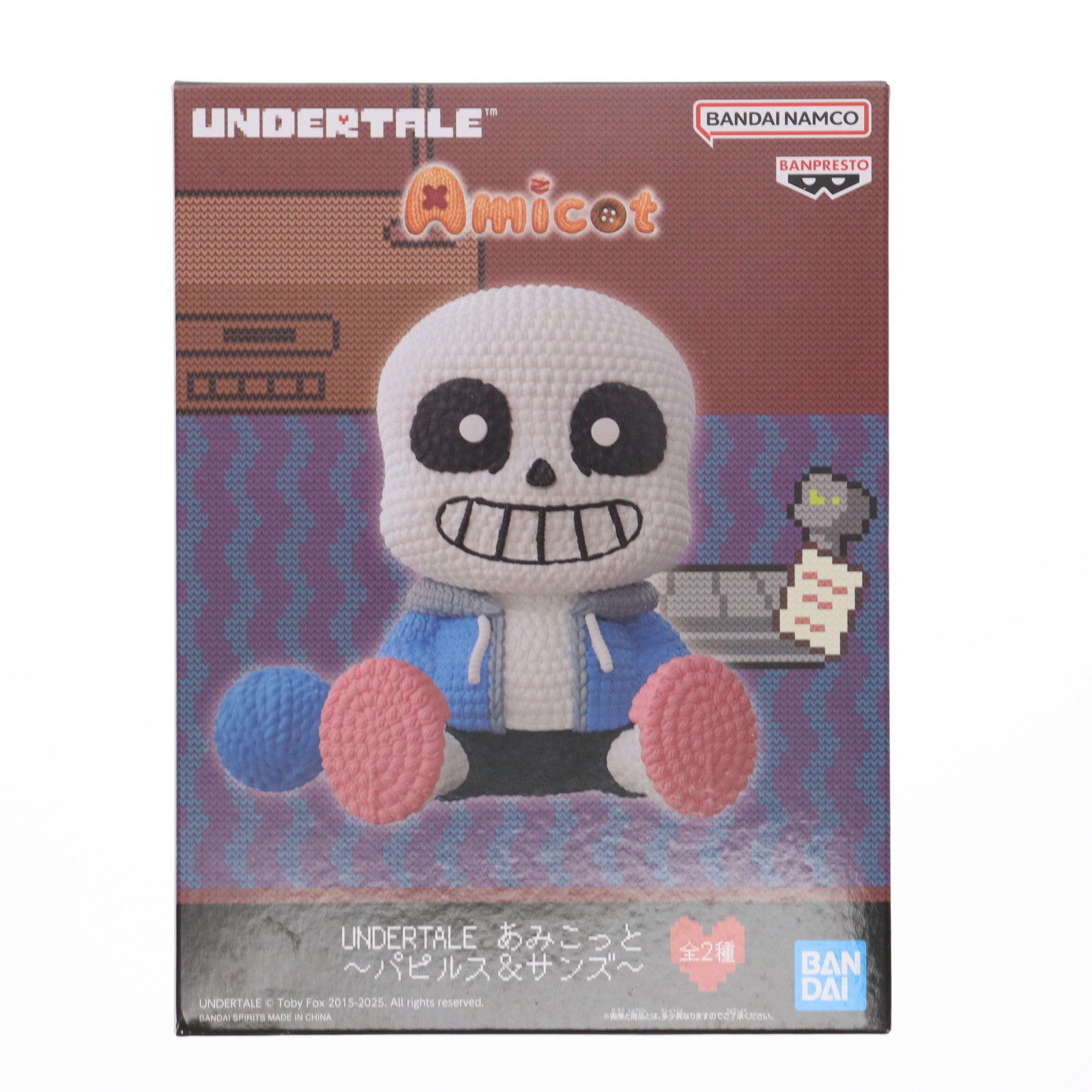 UNDERTALE Amicot サンズ フィギュア UNDERTALE Sans Amicot Figure BANPRESTO Japan Height 5.5in