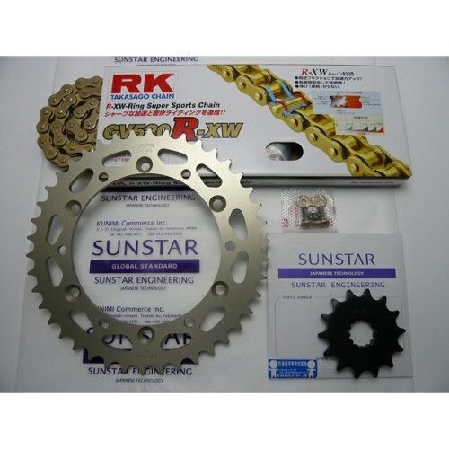 4営業日で発送 SUNSTAR サンスター スプロケット＆チェーンキット 品番 KR31403 KLX250 01-14 サイズ 520