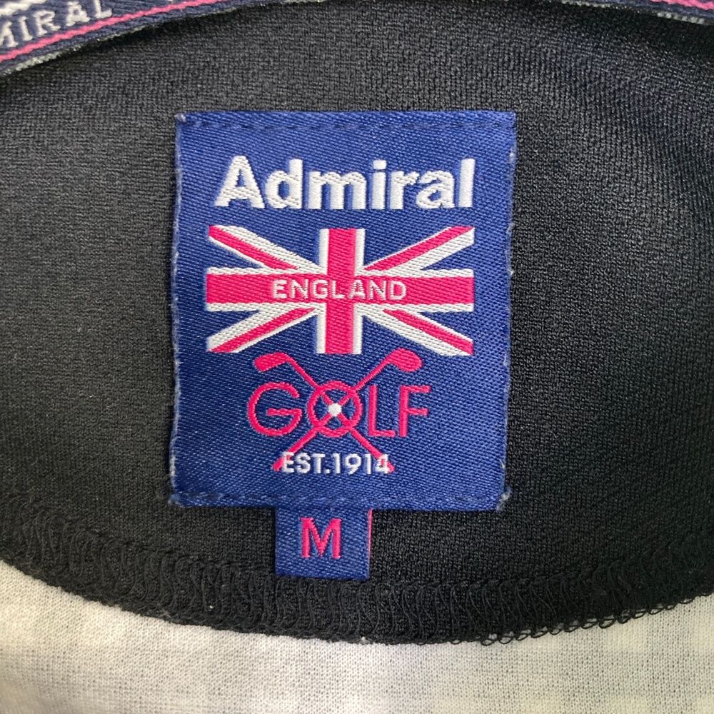 サイズ：M ADMIRAL アドミラル 半袖ポロシャツ チェック柄