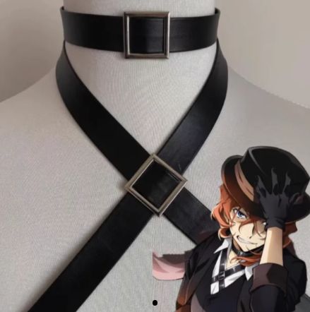 ⭐【文豪ストレイドッグス】中原中也 首輪 ネックレス クロス