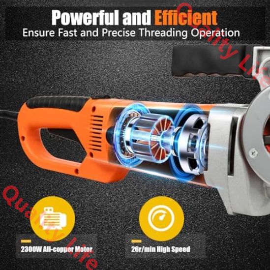 電動パイプねじ切りキット