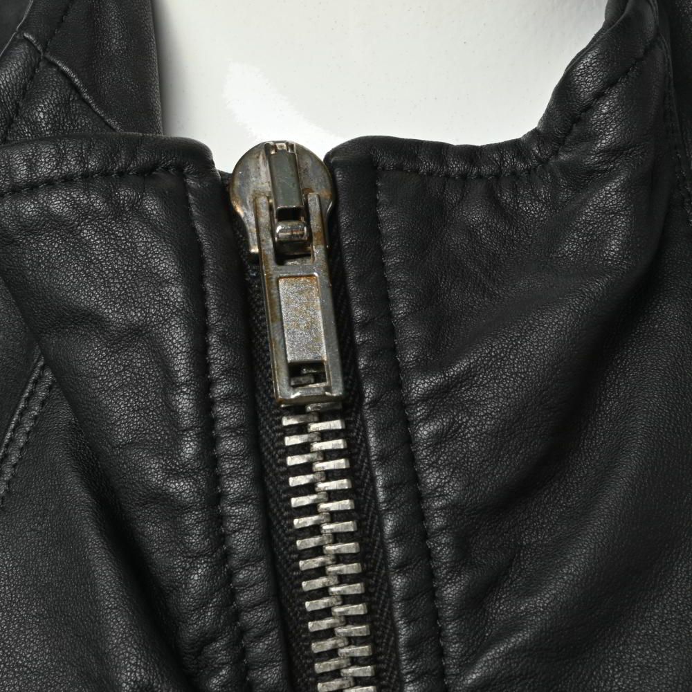 EKAM　ライダース　リックオウエンス Rick Owens ラムレザー ジップアップ ライダース ジャケット