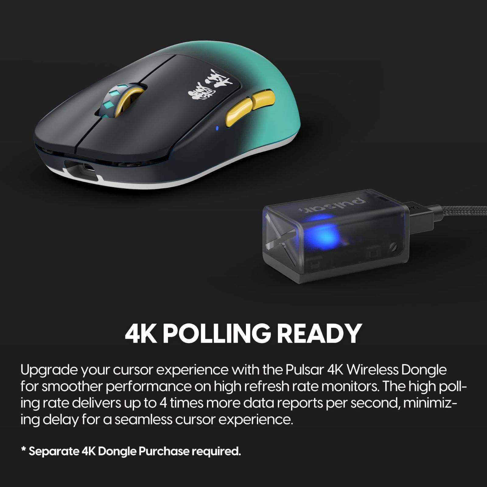 Pulsar X2-h mini 4kドングル付き （Pulsar-X2V2ミニワイヤレス