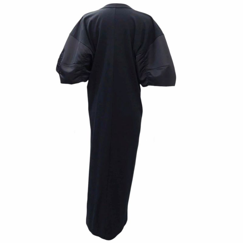 sacai サカイ ワンピース　タグあり サカイ sacai タグ付 24AW Nylon Twill x Cotton Jersey Dress