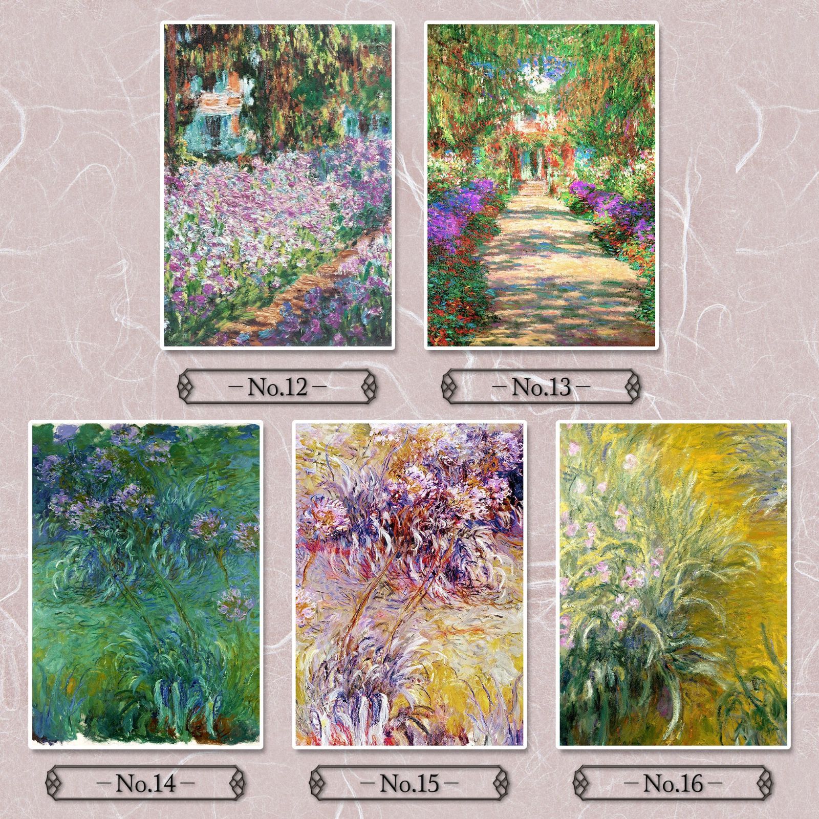 全24種類】クロード・モネ『花/植物画』複製画《額入り》 - メルカリ