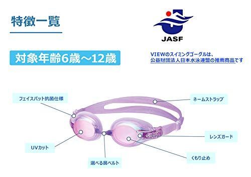 2点セット】スイミング ゴーグル VIEWビュー ミラータイプ 日本製