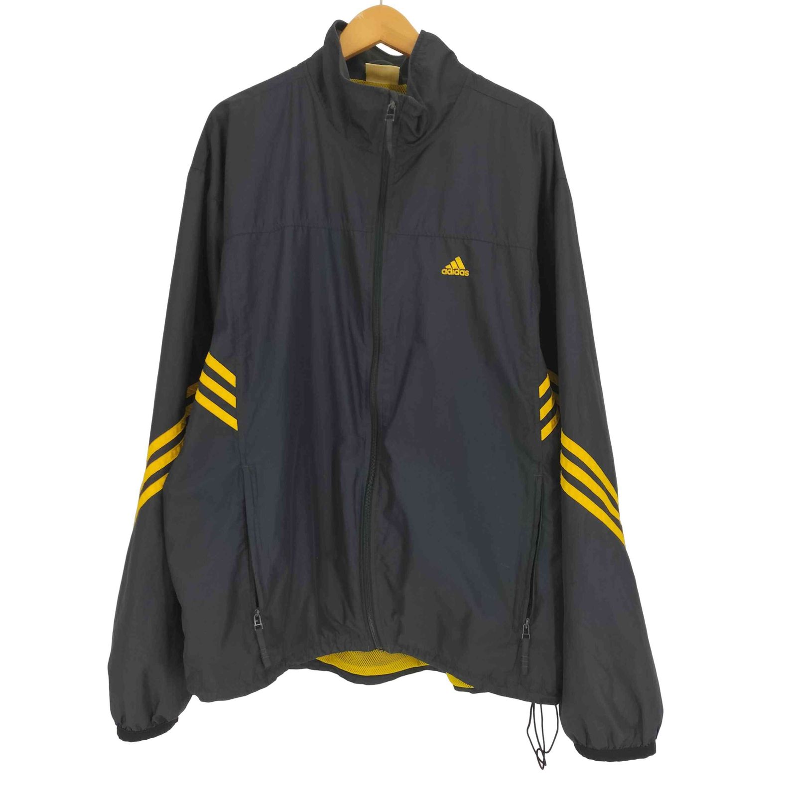 アディダス adidas 00S パフォーマンスロゴ 裏地メッシュ ジップアップ ジャケット Pacific Lutheran University Lutes  パシフィック・ルーザラン大学 カレッジロゴ プリント メンズ import：XL 