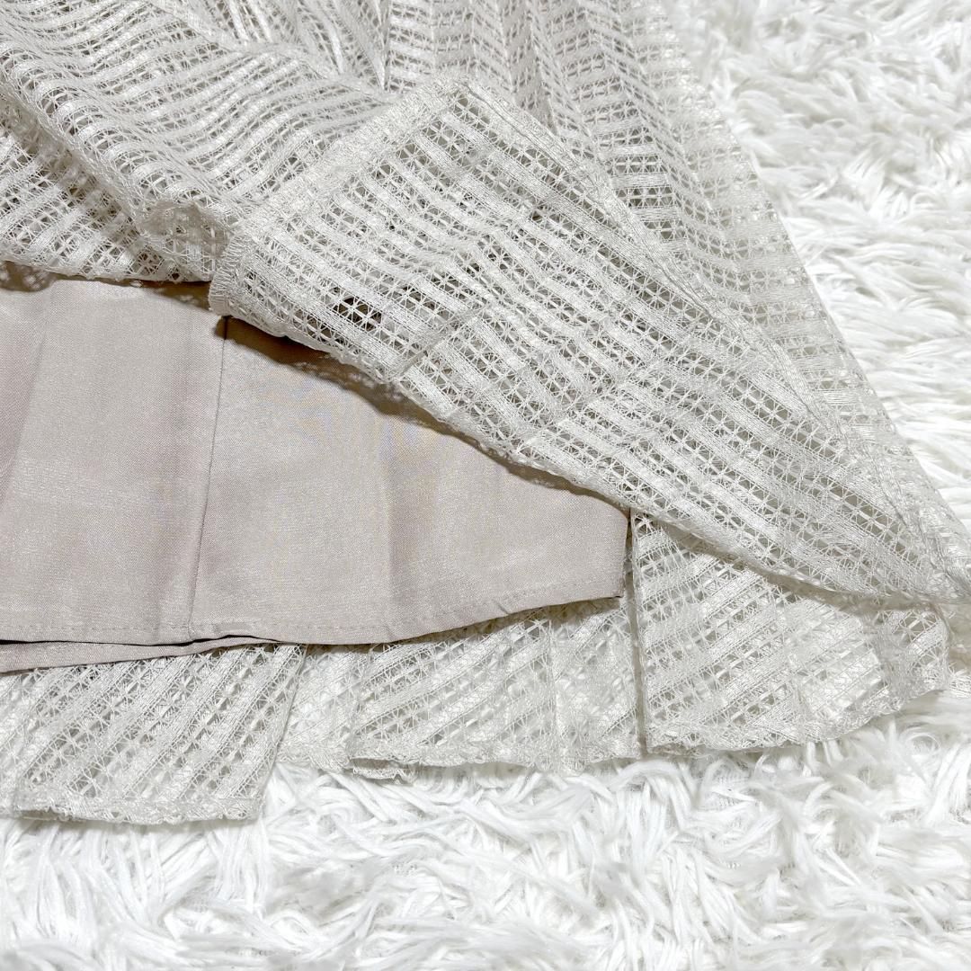 タグ付♥品 TO BE CHIC ウエストゴムレースフ スカート 40 WWW_MORNINGWALKER_COM