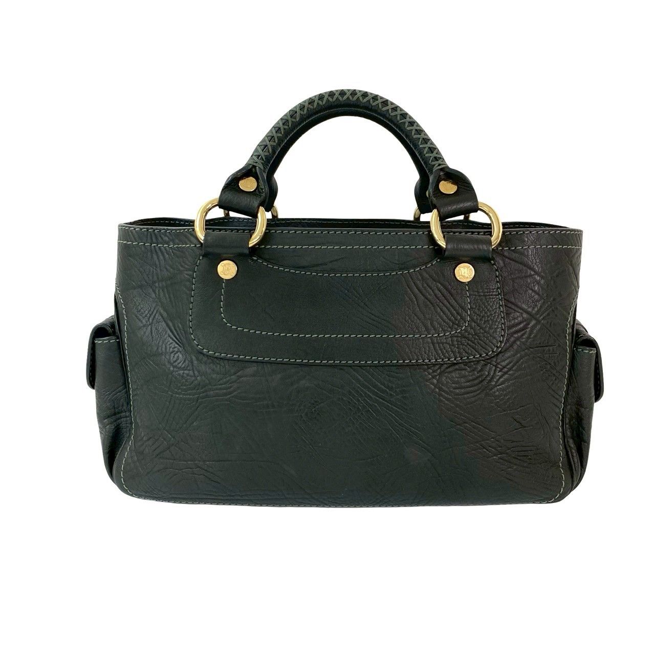 セリーヌ ブギーバッグ トートバッグ 本革 ヴィンテージ キャメル