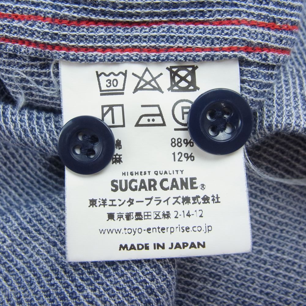 SUGAR CANE LIGHT シュガーケーンライト 半袖 シャツ S/S OPEN SHIRT