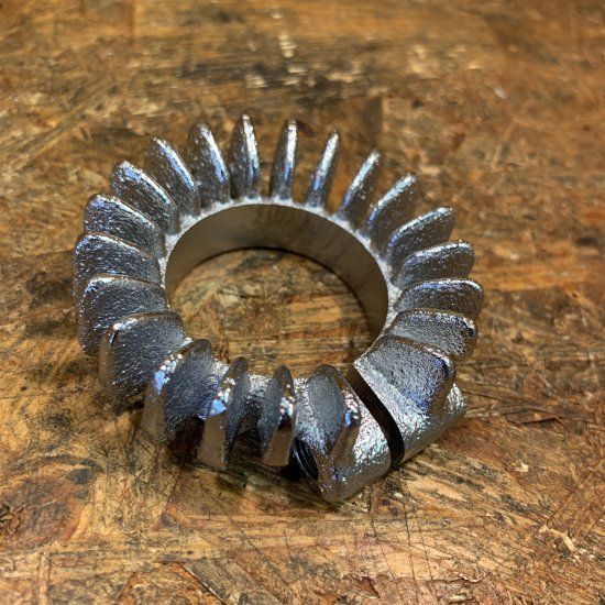 トライアンフ　エキゾースト　クランプ 　プレユニット　別体　ビンテージ　Ｔ100 スモールユニット　2　(WW26226)