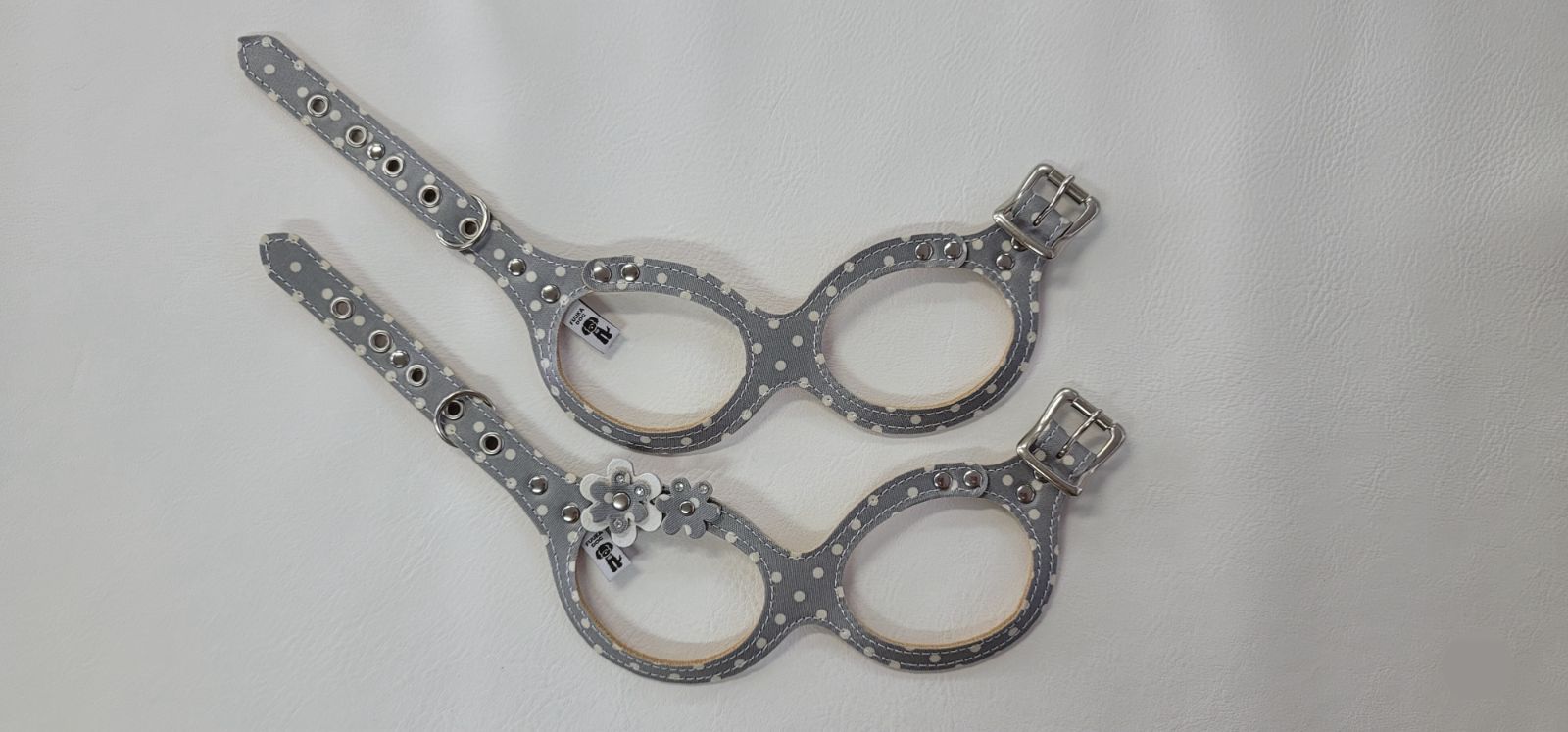 FUUKA dog ハーネス メガネ型 実用新案登録商品 ドット柄 L