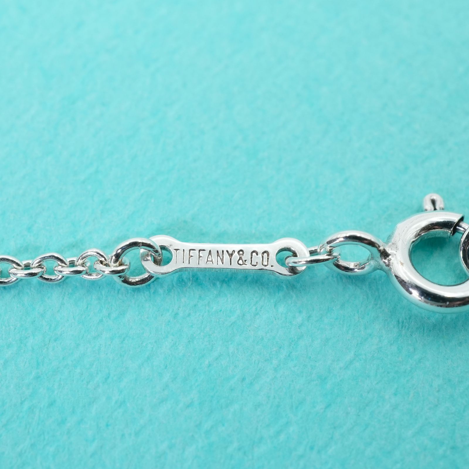 希少77cm ティファニー ビーン ロング ネックレス 調整可/25