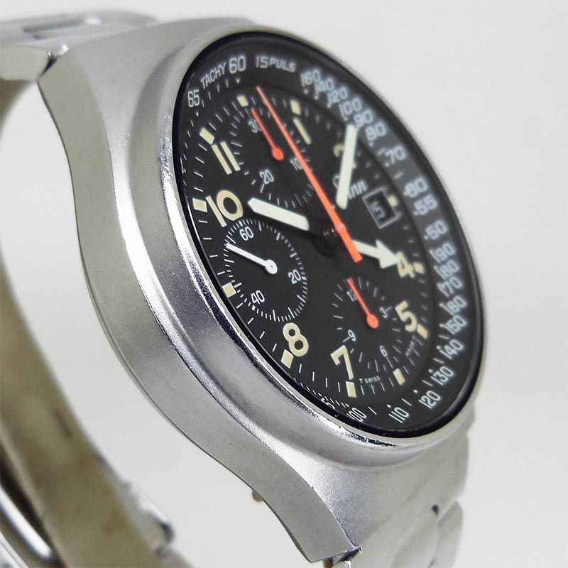 中古ジン【Sinn】 144.GMT.ST 144.GMT クロノグラフ オートマティック デイト