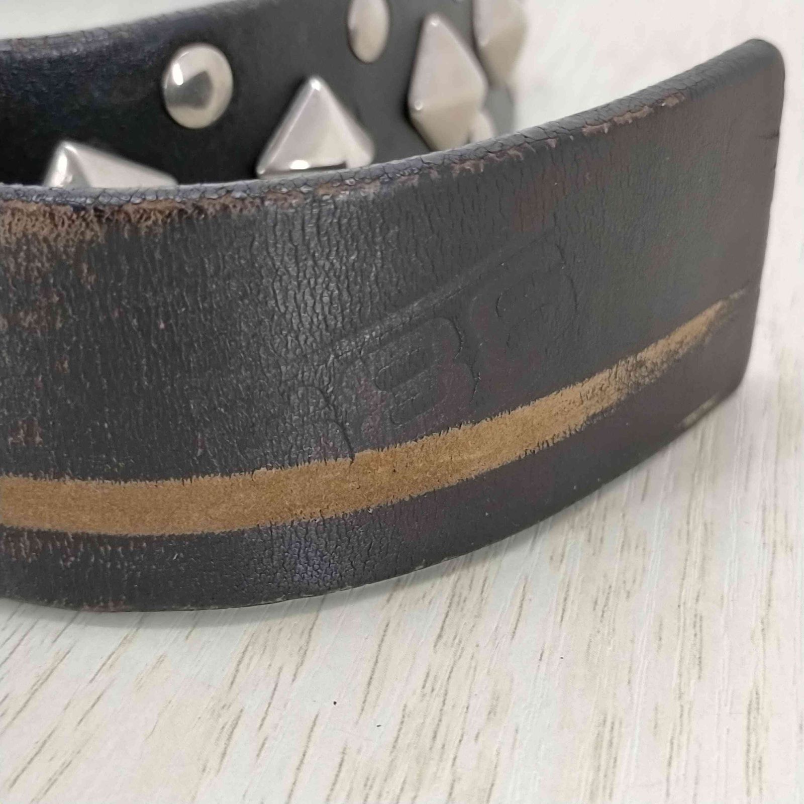ユーズドフルギ USED古着 686 Enterprises スタッズレザーベルト