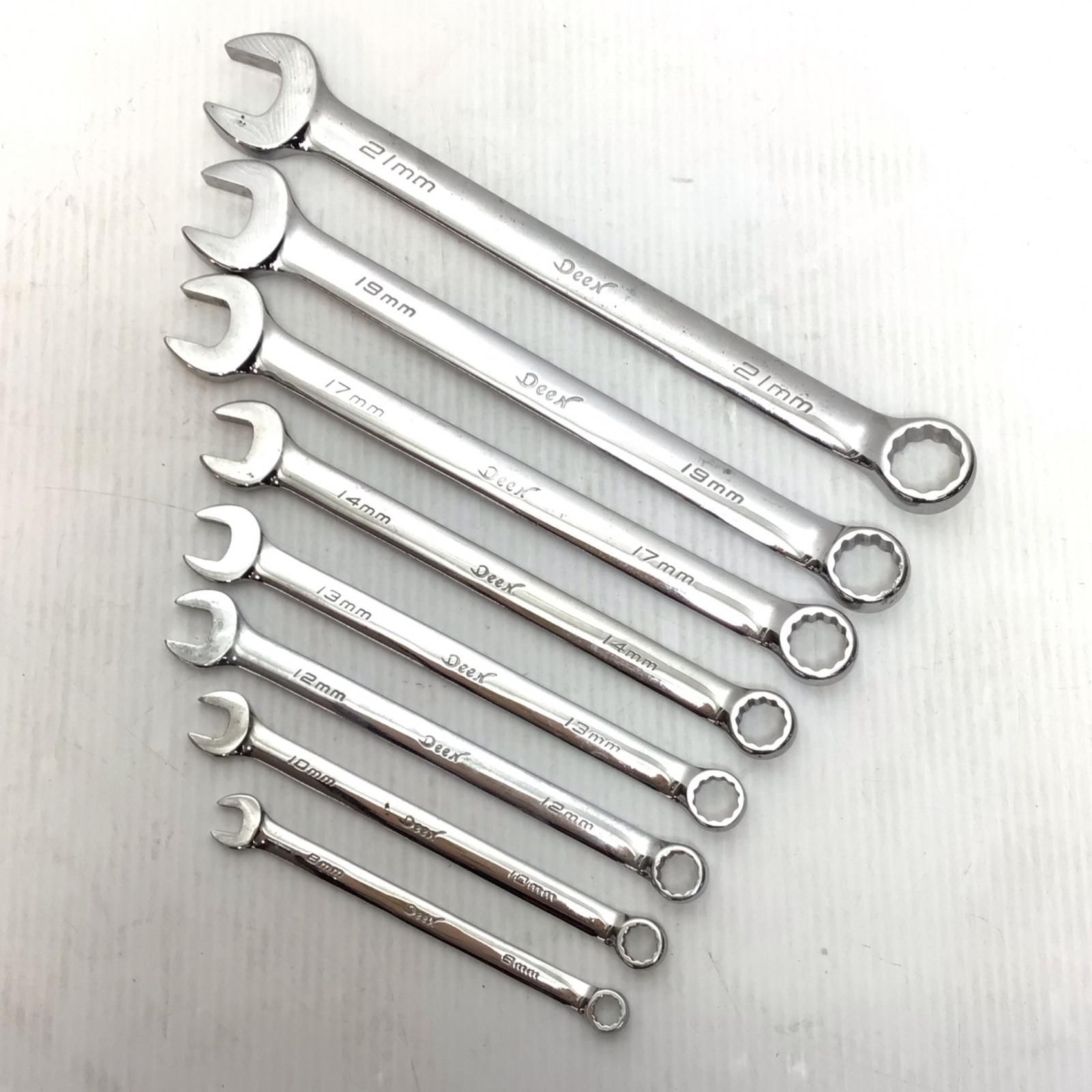ΘΘDeen ハンドツール コンビネーションレンチセット 程度B 8本セット DNC
