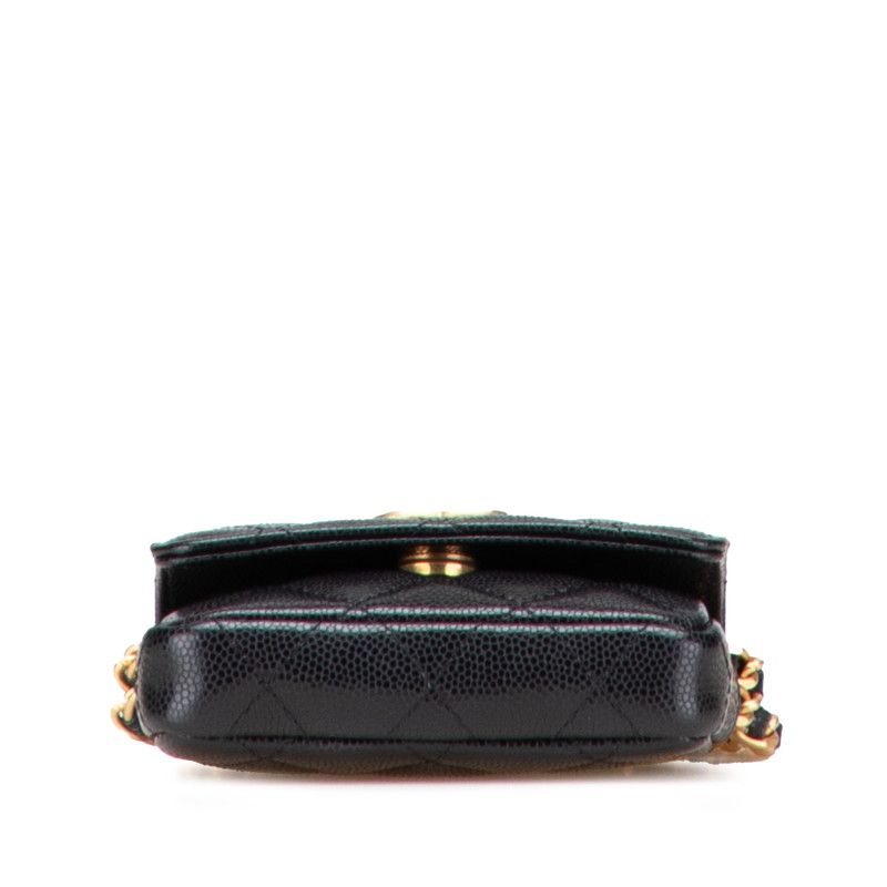 シャネル マトラッセ レザー ウエストバッグ CHANEL シャネル マトラッセ ウエストバッグ ブルー ラムスキン