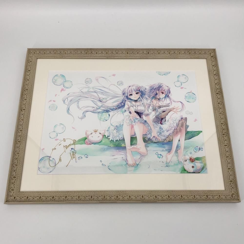 中古】開封 翡翠亭 和泉つばす展2 ﾒｲﾝﾋﾞｼﾞｭｱﾙ 高精細複製原画 豪華額装[17] - メルカリ