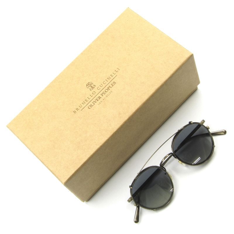 OLIVER PEOPLES L.A. × BRUNELLO CUVINELLI オリバーピープルズ サングラス OV1302 Artemio 5284 Antique G 65007492