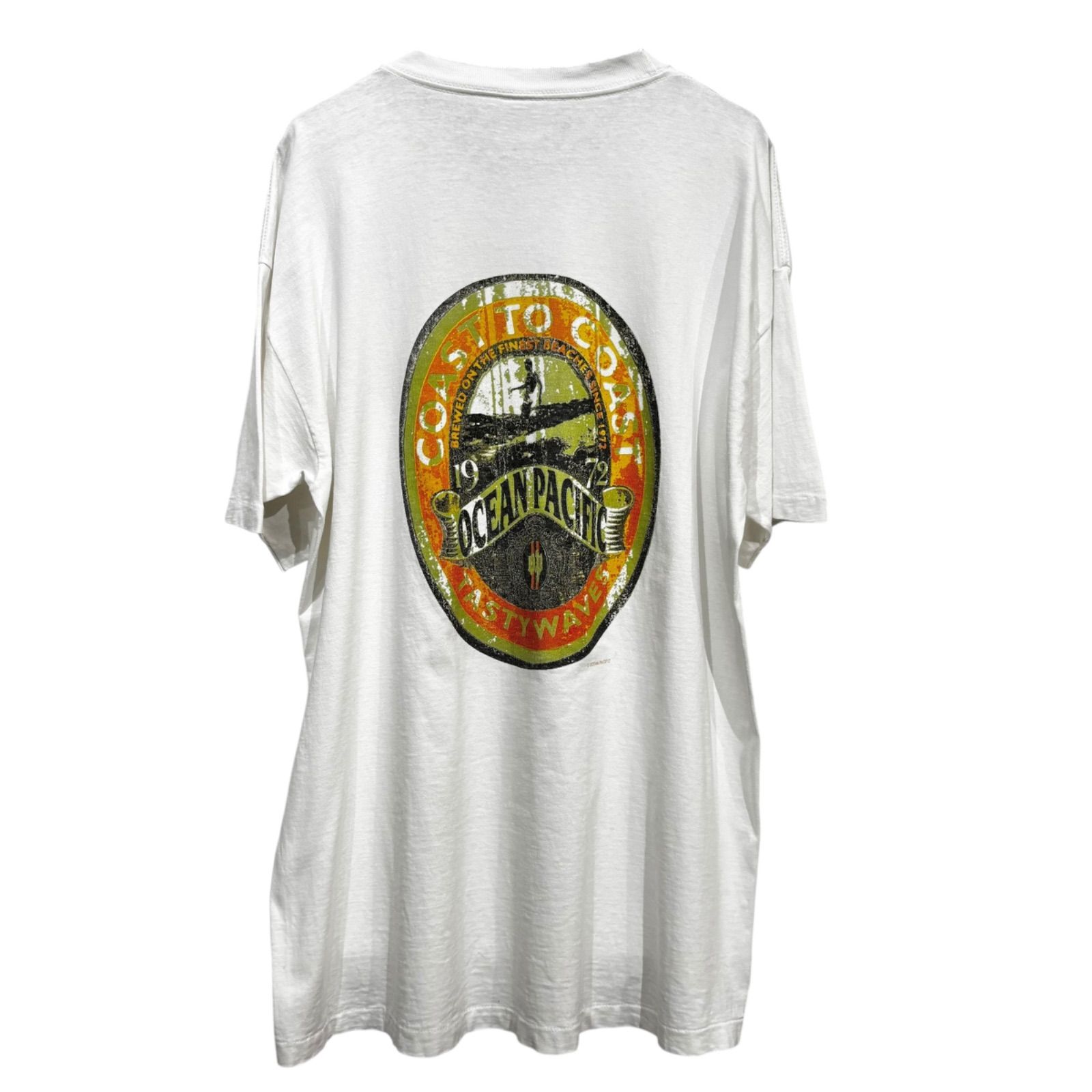 Rare】 90s Ocean Pacific Old Surf Print T-Shirt Made in USA