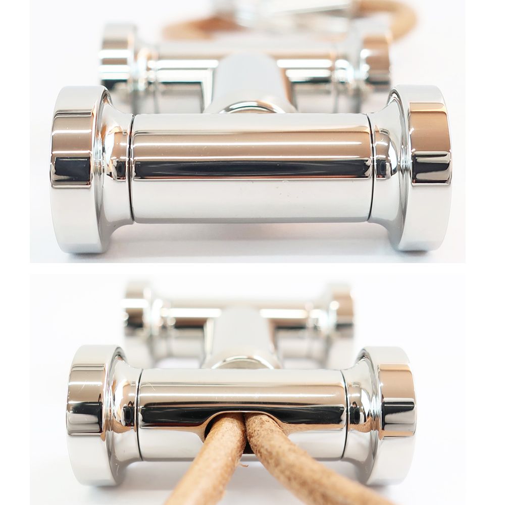 天白】【HERMES】エルメス キーホルダー モビールH チャーム  