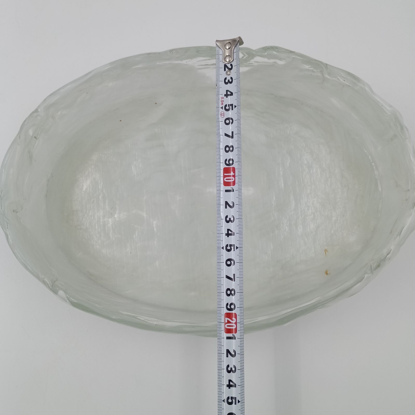 K-0065】岩田ガラス IWATAガラス 水盤 花器 マーブルホワイト - メルカリ