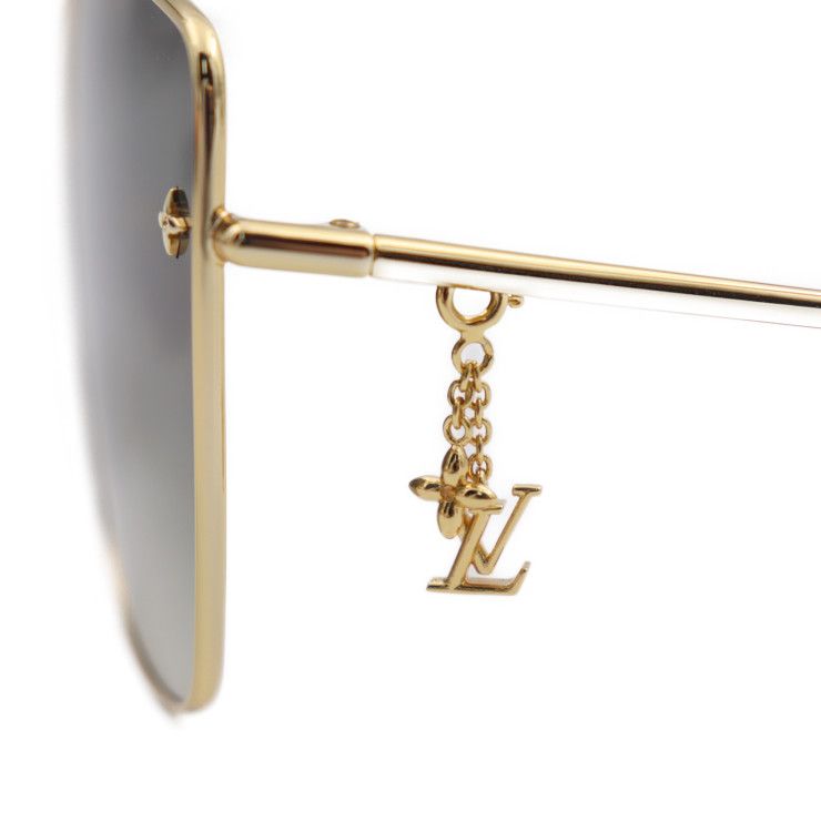 LOUIS VUITTON ルイ ヴィトン LV チャーム キャットアイ サングラス