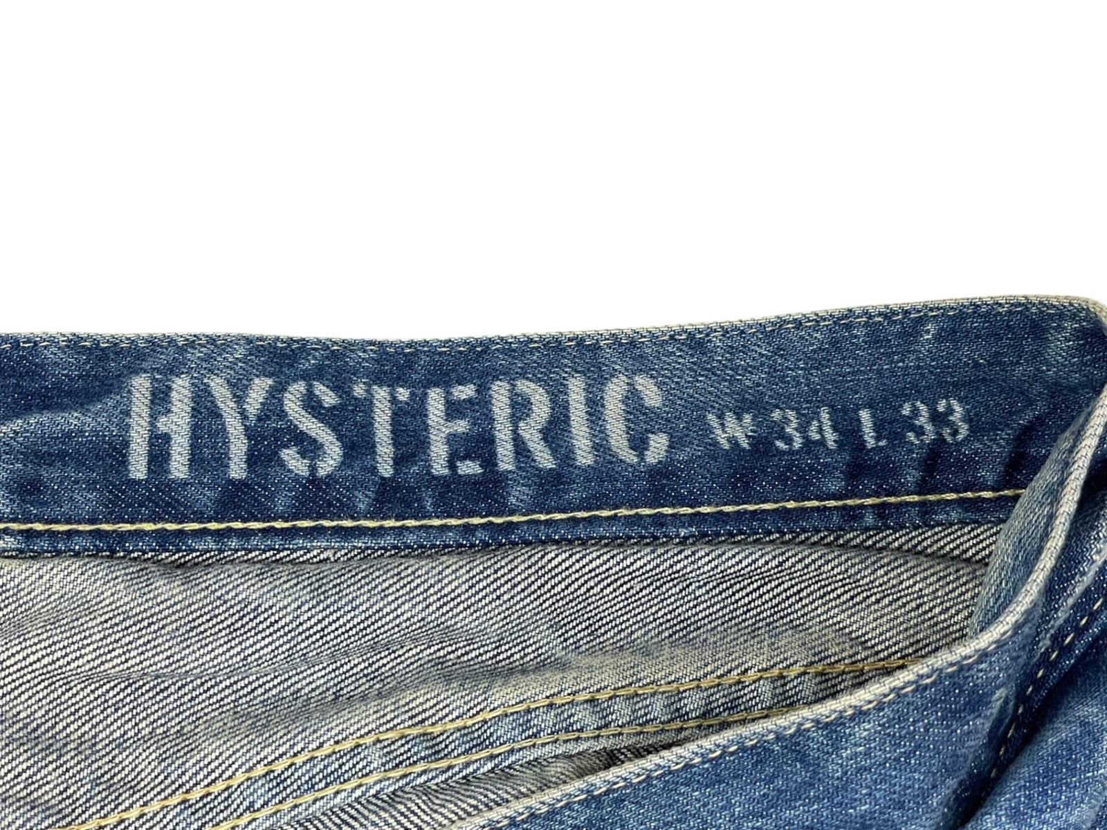 ヒステリックグラマーSP加工　COLLAGE ガールズプリントデニム ヒステリックグラマーSP加工 COLLAGE セルビッチ ガールプリント