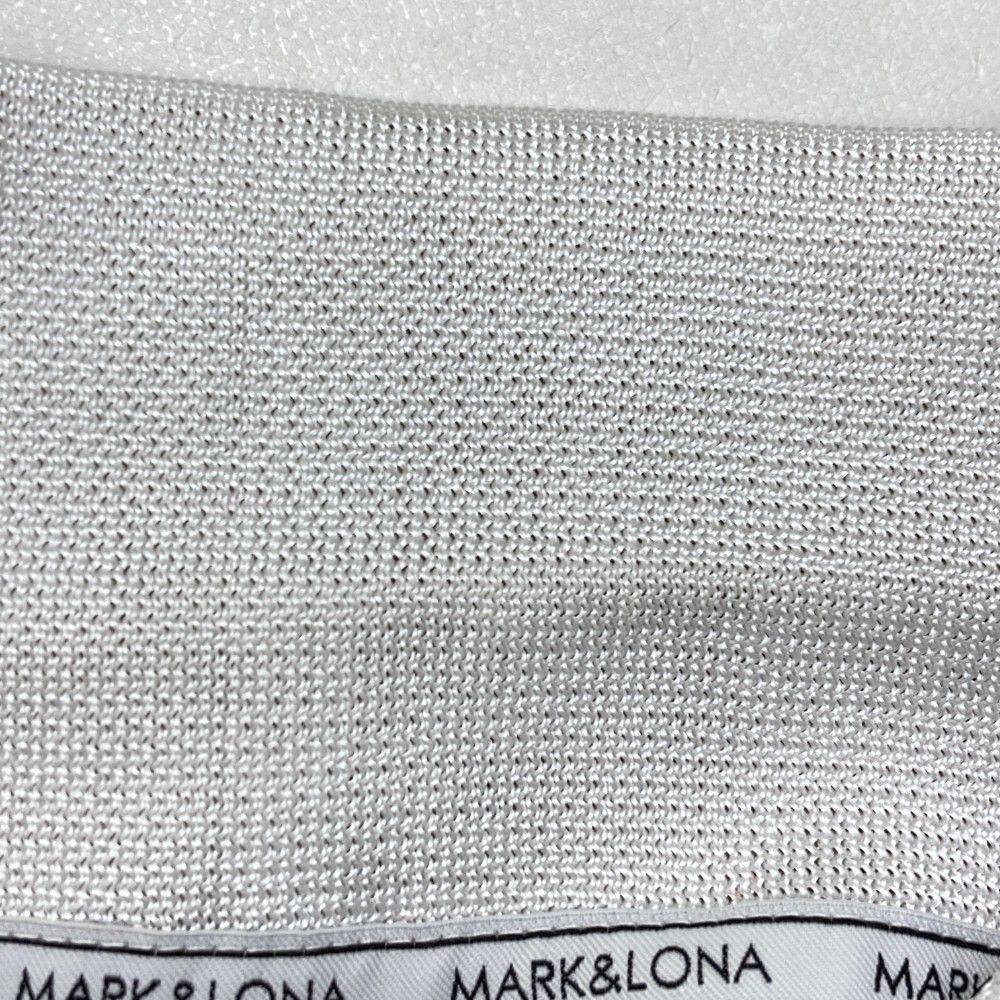サイズ：S MARK&amp;LONA マークアンドロナ  半袖ポロシャツ  ホワイト系 [240101441072] ゴルフウェア レディース ストスト MARK&LONA マークアンドロナ 半袖ポロシャツ ホワイト系 サイズ