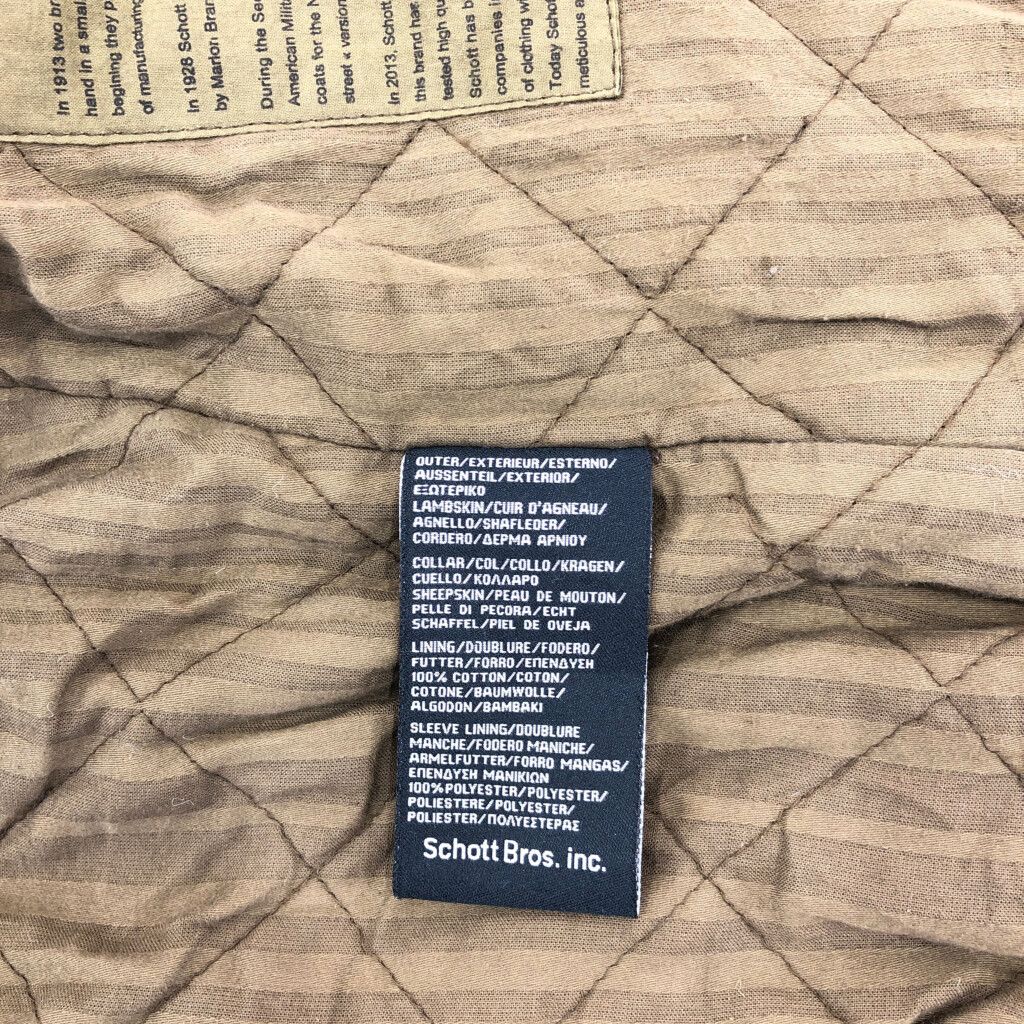 USA製 Schott ショット レザージャケット ブラック (メンズ M) 中古  