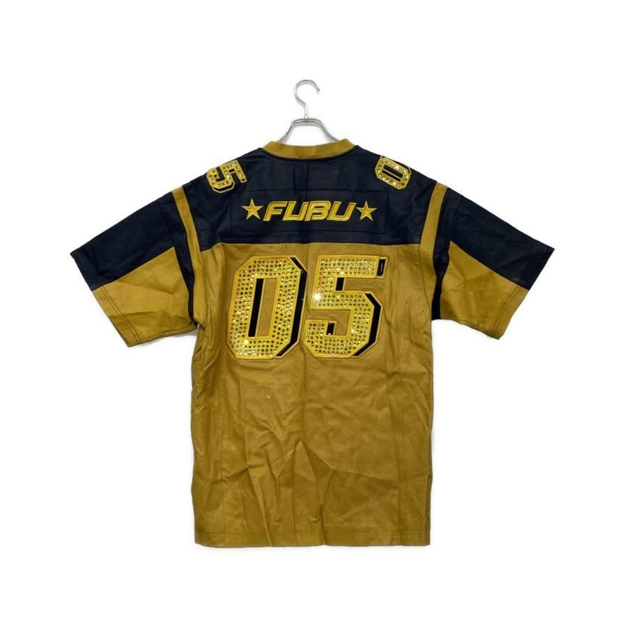 FUBU スタッズレザーゲームシャツ 半袖Tシャツ 05 フブ L