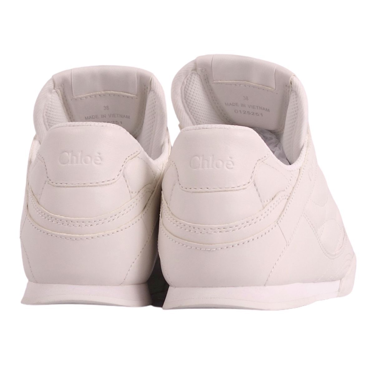 未使用 クロエ Chloe スニーカー KICK ローカット レザー